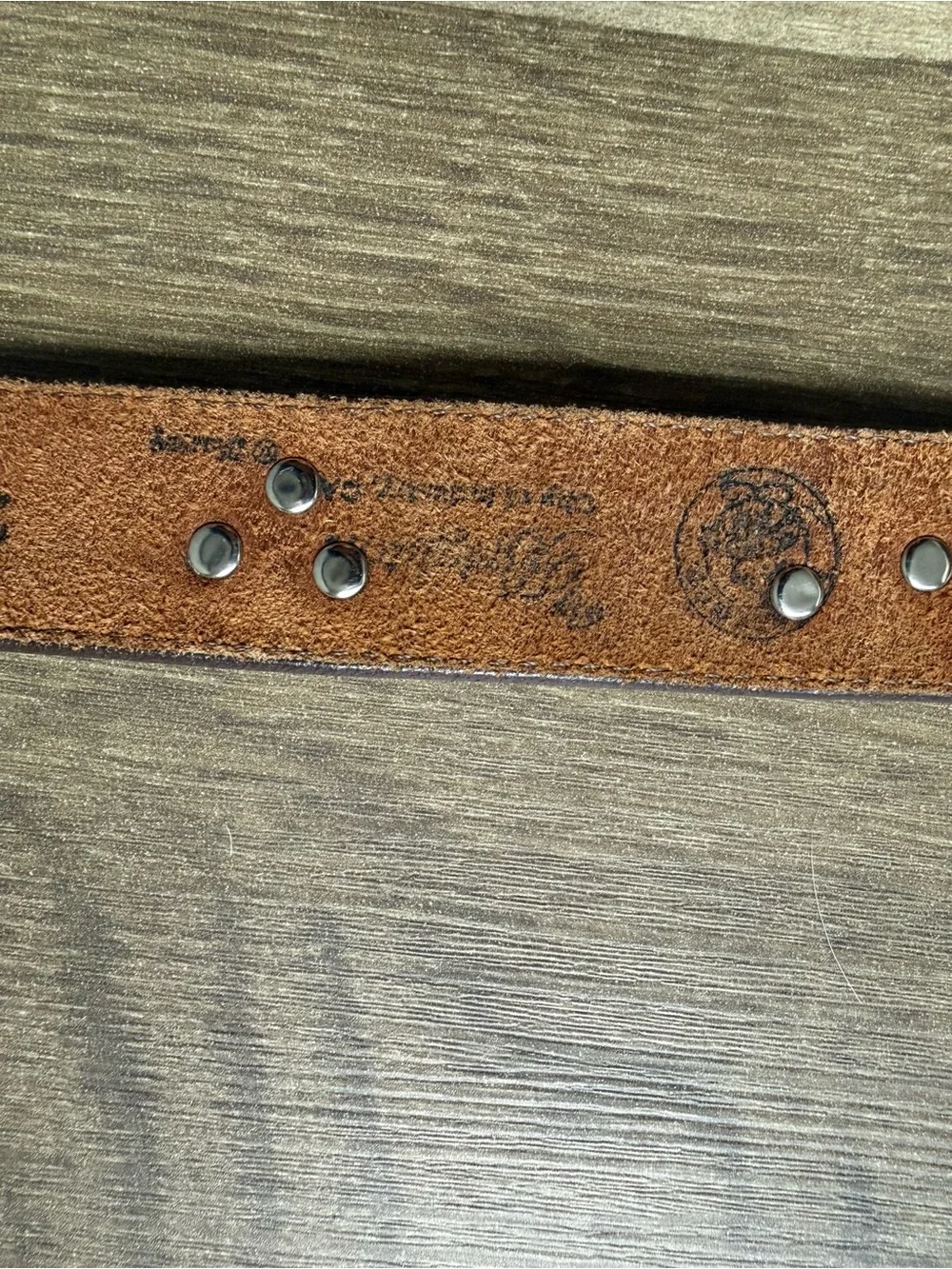 Vintage Brighton Disney Character Leather Belt Sz 22 90s Mickey Minnie
